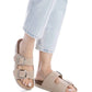 Xti - Women's Double Buckle Slide Sandals