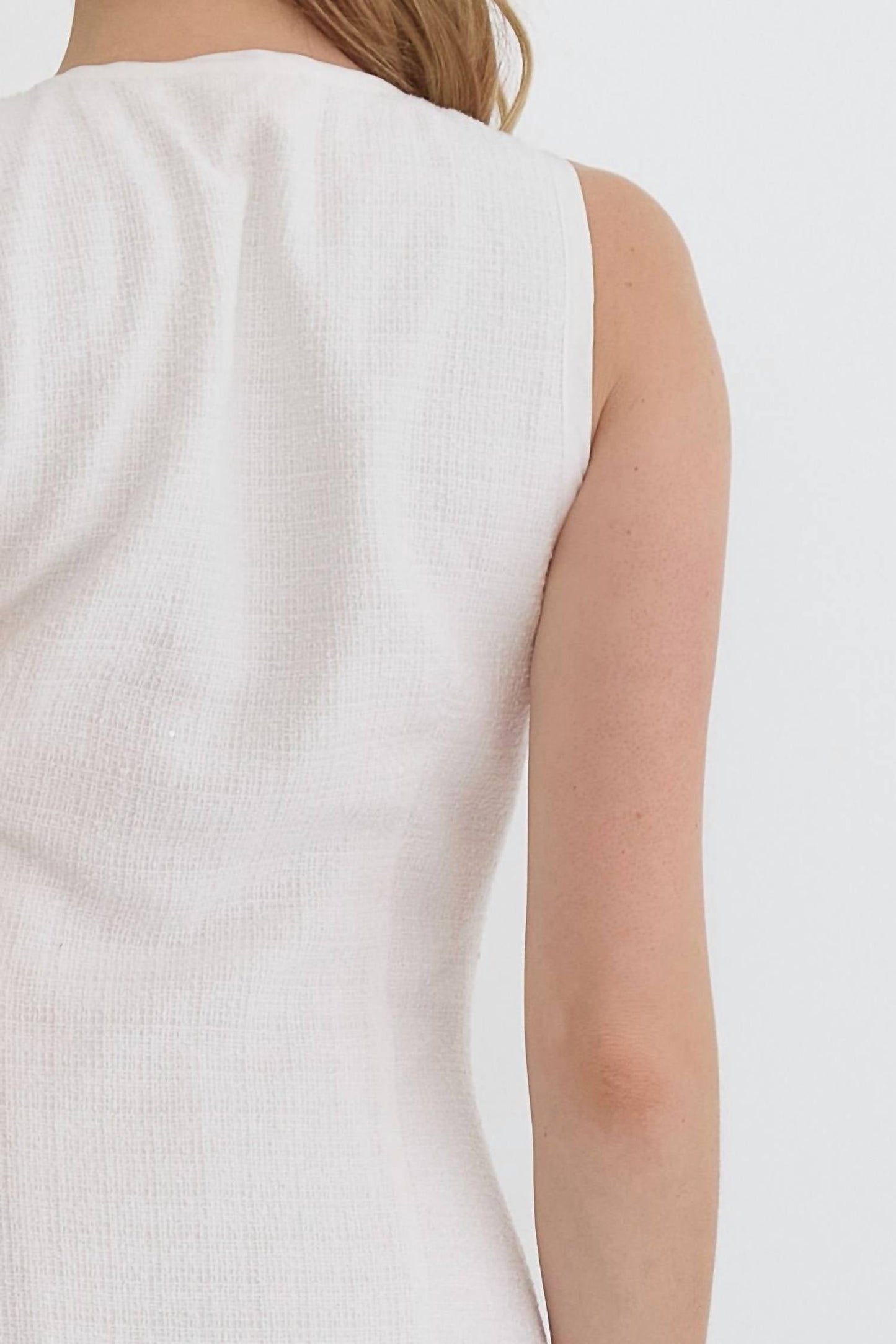 Entro - Old Fashioned Feeling Tweed Dress