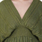 America & Beyond - Women's Mer's Olive Sparkle Mini Dress