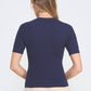 Allie Rose - Tasha Soft Collared Pointelle Knit Top