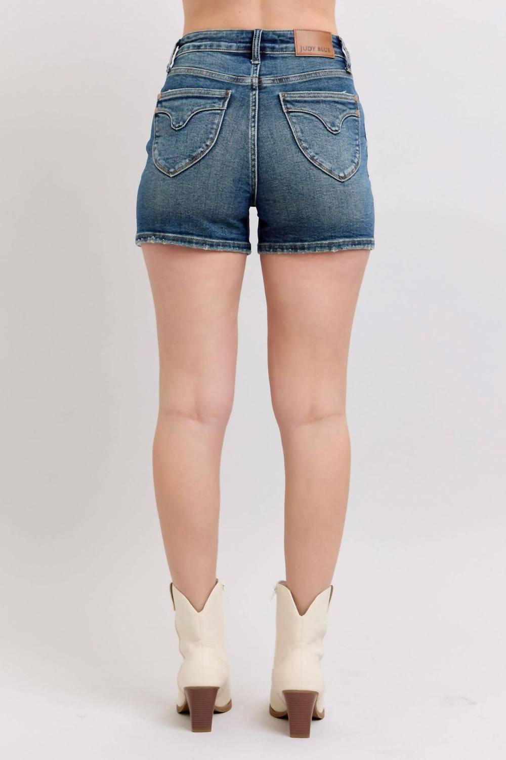 Judy Blue - High Waist Shield Back Pocket Denim Short