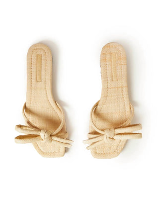 Loeffler Randall - Sandália Rasa Hadley de Couro com Laço para Mulher