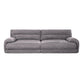 Cadenza Corduroy Loveseat - Gray