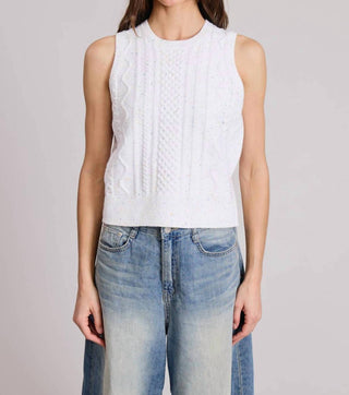 Flat White - Sunny Sweater Vest