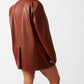 Steve Madden - Faux Leather Blazer