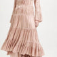 Cinq A Sept - Nina Tiered Satin Midi Dress