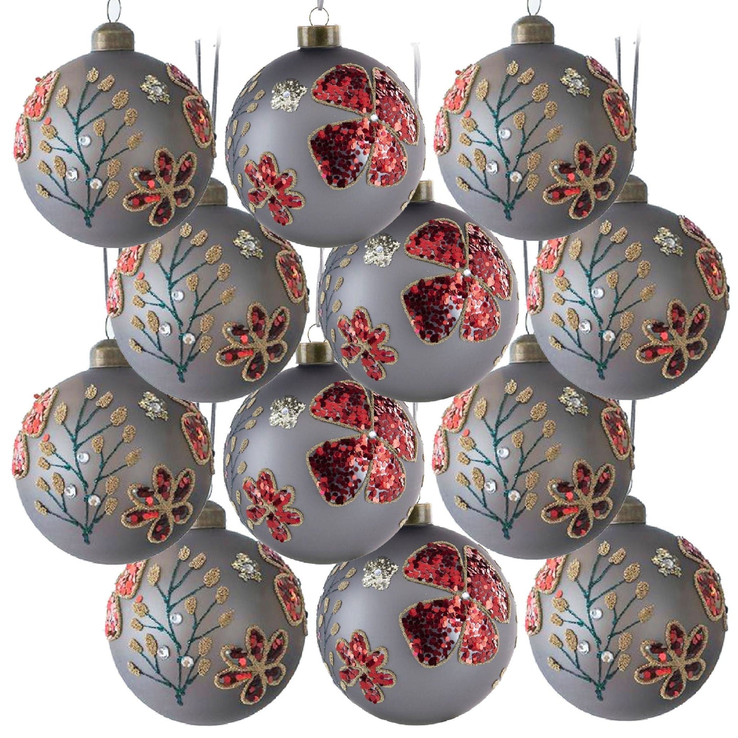Glass Decorative Hanging Ball Christmas Tree Ornaments