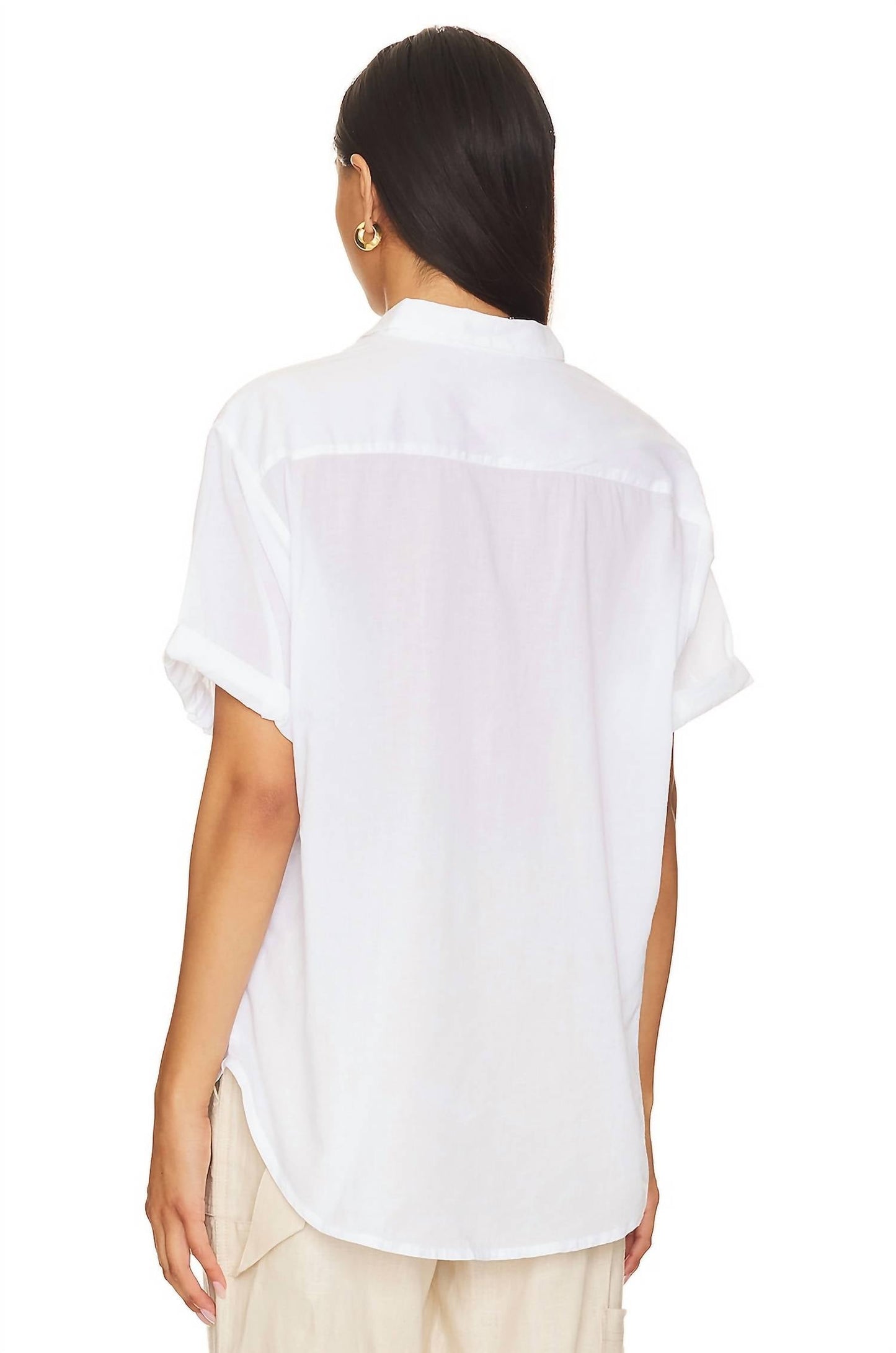 Steve Madden - Kiralin Short Sleeve Button Front Top