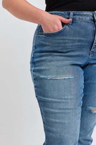 Judy Blue - Calça jeans destruída