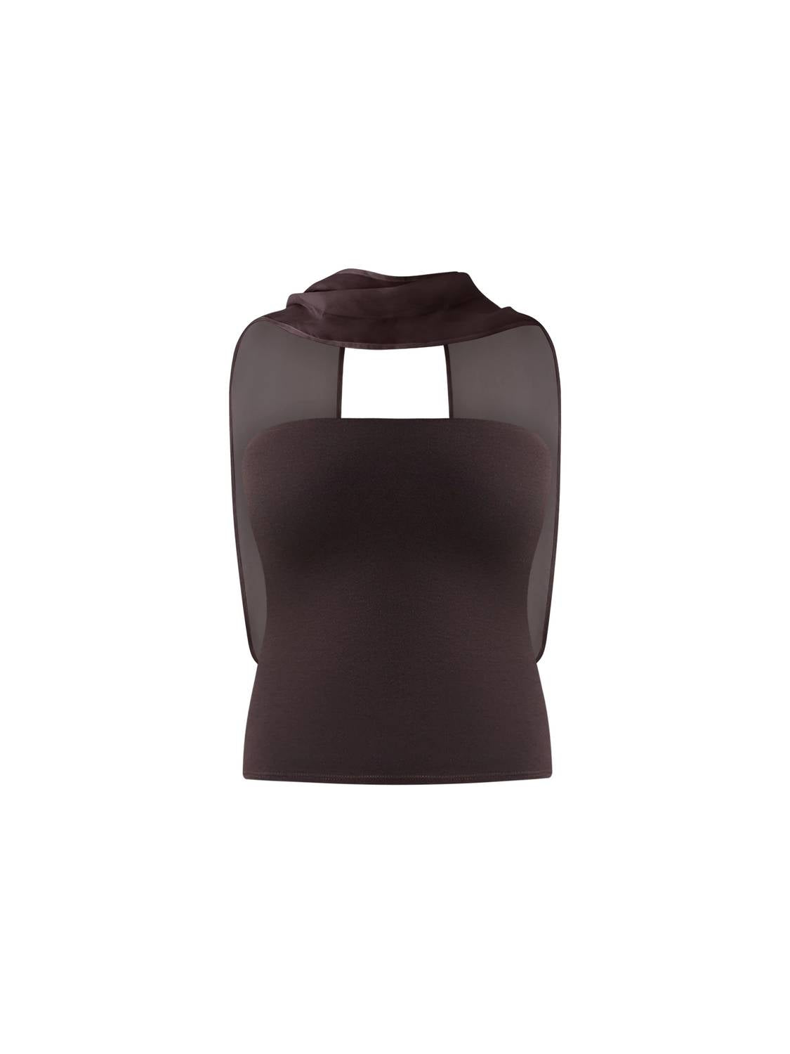 Belle Anna - Shadow Strapless Tube Top