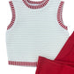 English Factory - Women's Knit Border Top