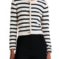 Derek Lam 10 Crosby - Keene Stripe Crewneck Cardigan