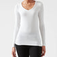 Atm - Micro Modal Rib V-Neck Tee Top