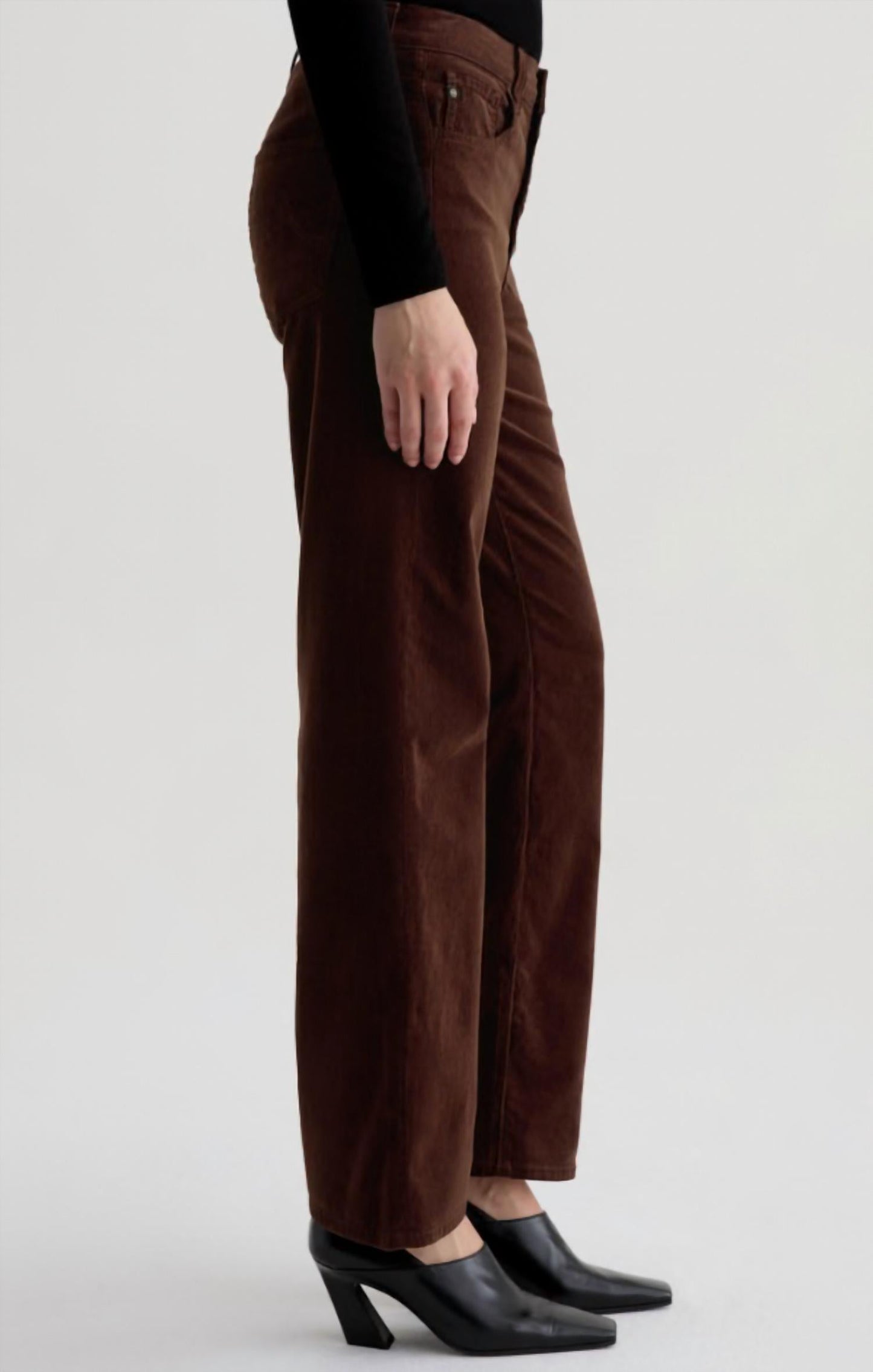 Ag Jeans - Brinley Corduroy Mid Rise Straight Jeans