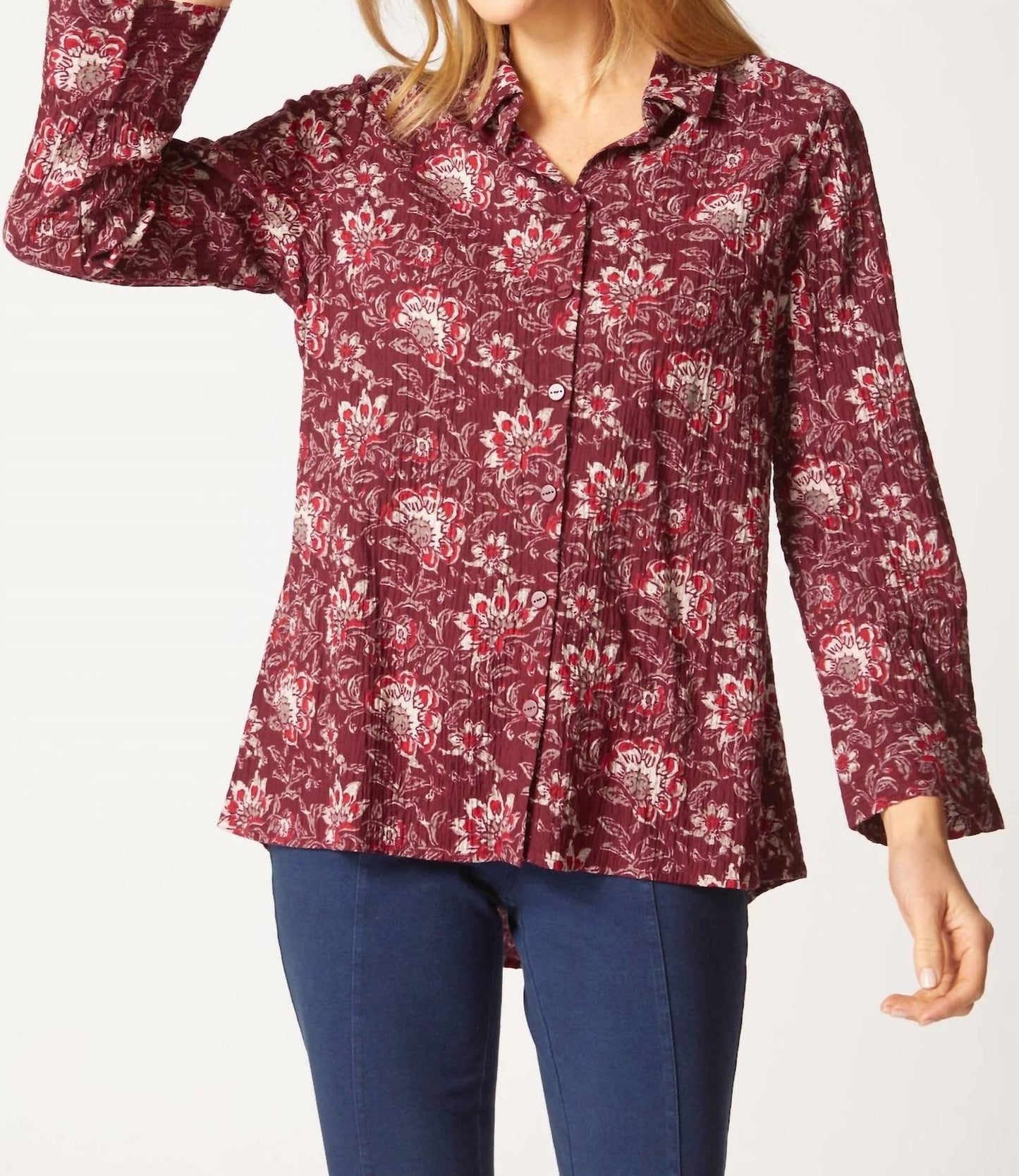 Habitat - Block Print Tailored Shirt