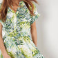 Apricot - Tropical Smocked Dress