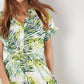 Apricot - Tropical Smocked Dress