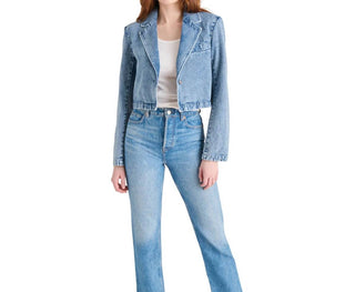 Steve Madden - Blazer curto com lapela Tarin