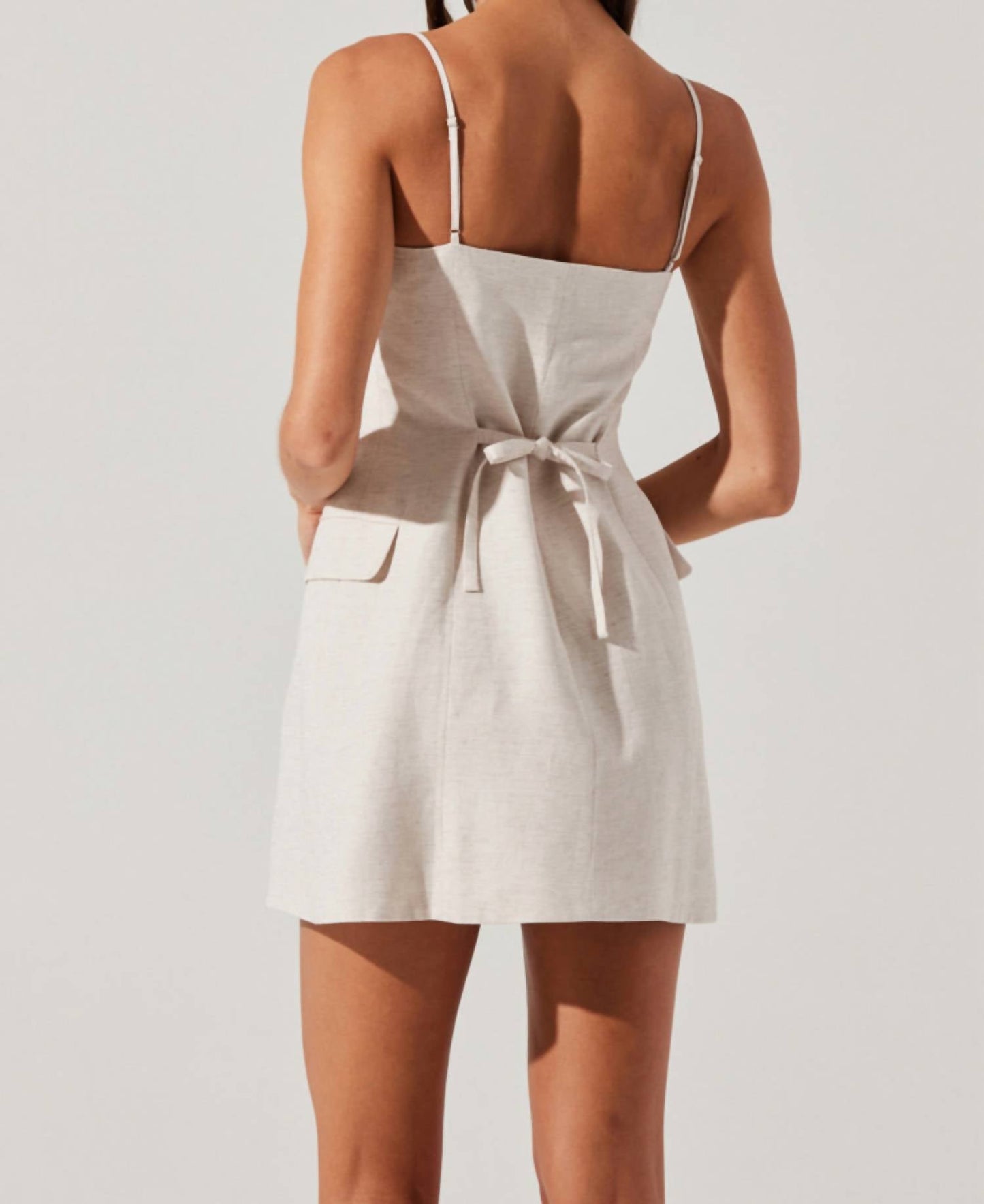 Astr - Oatmeal Azria Mini Dress