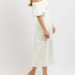 Olivaceous - Wilson Eyelet Midi Dress