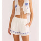 Minkpink - Women's Isadora Embroidered Shorts