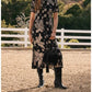 Johnny Was - JANIE SHORT SLEEVE SEAMED MOCK NECK DRESS