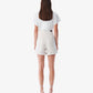Iro - Canva High-Waisted Denim Shorts