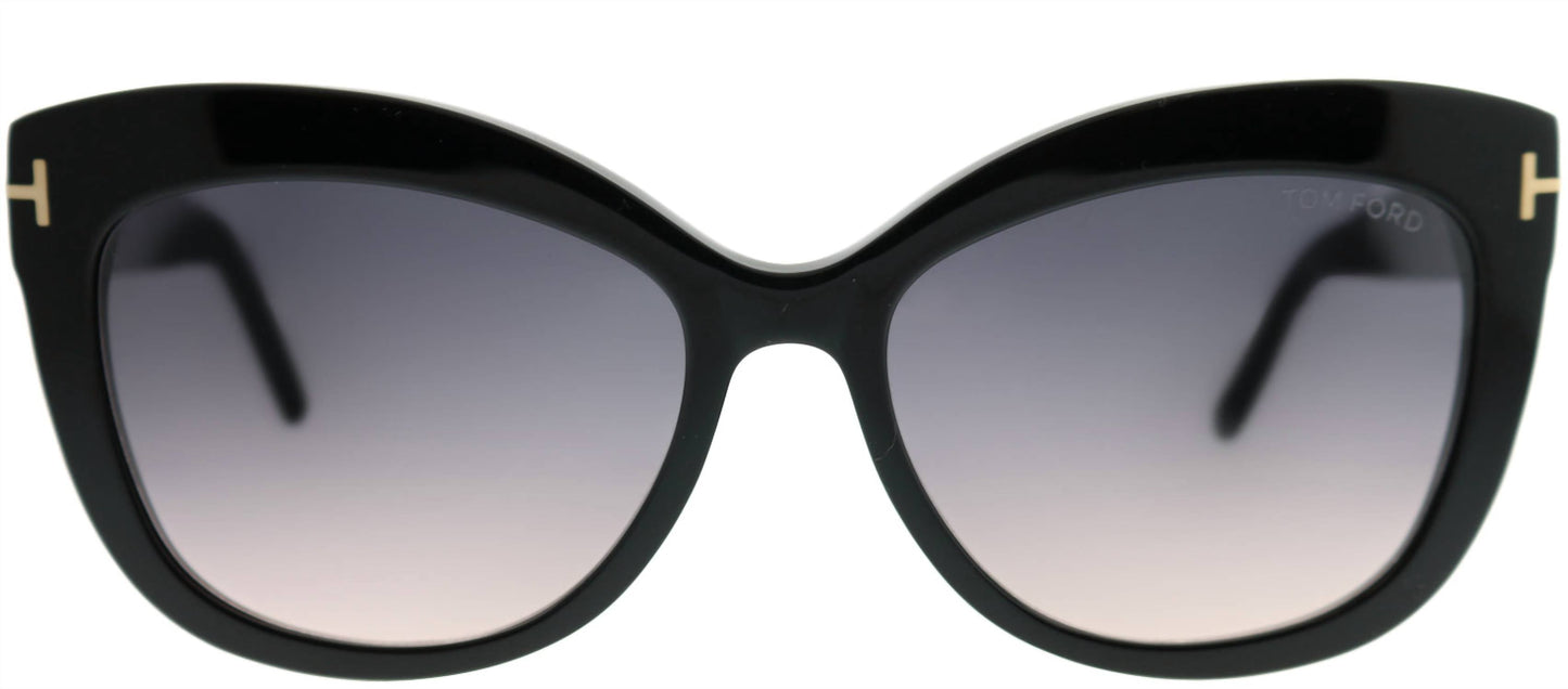 Tom Ford Sunglasses - Alistair Cat-Eye Plastic Sunglasses with Grey Gradient Lens