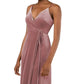 Sorella Vita - Romantic Velvet Floor-Length Bridesmaid Dress with Wrap Detail