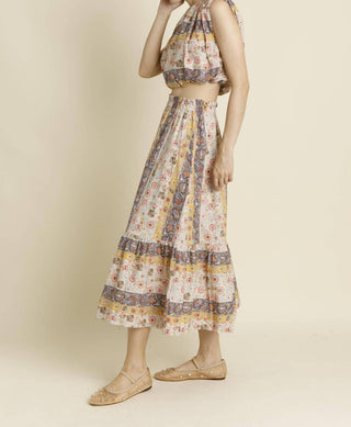 Aureum - PAISLEY MIDI SKIRT