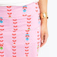 Karlie - Floral Vine Scallop Skirt