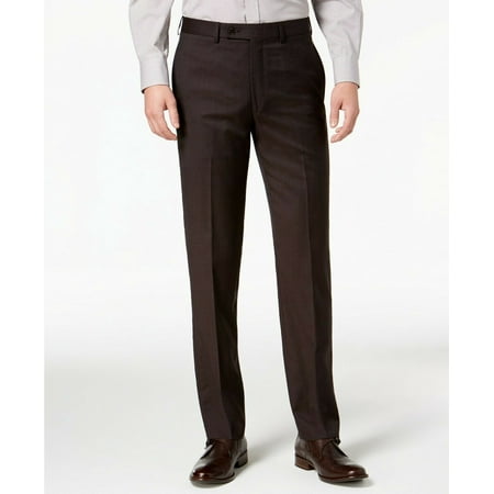 calvin-klein-mens-slim-fit-check-dress-pants-brown