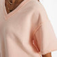 Free People - So Easy Short Sleeve V-neck Sweatshirt