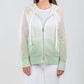 Jss Knits - Women's Ombre Mesh Zip Hoodie