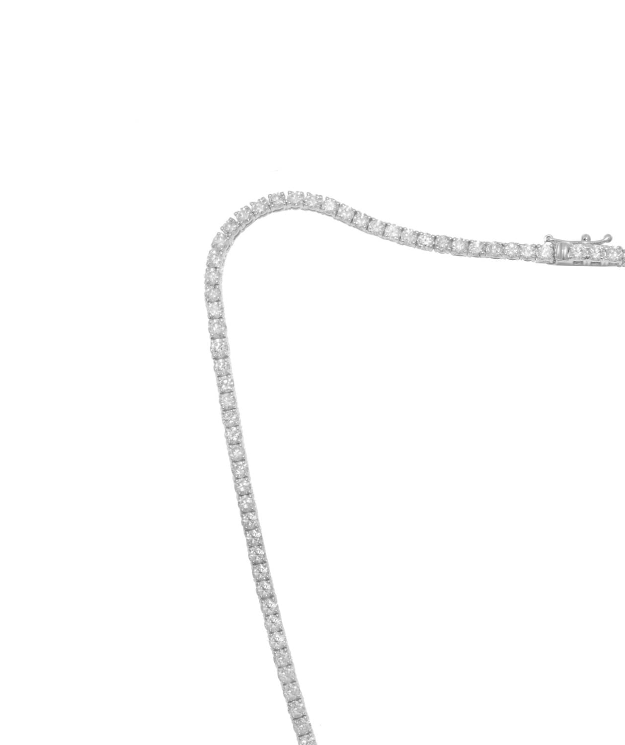 Diana M Jewels - 9.05 Cts Custom Diamond Tennis Necklace