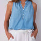 Bella Dahl - Sleeveless Elastic Waist Tank Pullover
