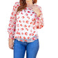 Eva Franco - Cheetah Mash Embroidered Top