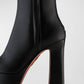 Aquazzura - Groove Leather Platform Bootie