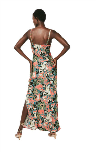 Cleobella - Vestido estampado Cadence no tornozelo