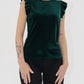 Another Love - North Velvet Ruffle Top