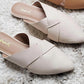 Qupid - Women's Swirl Ballerina Mules
