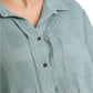 Umgee - Chenille Button Down Top