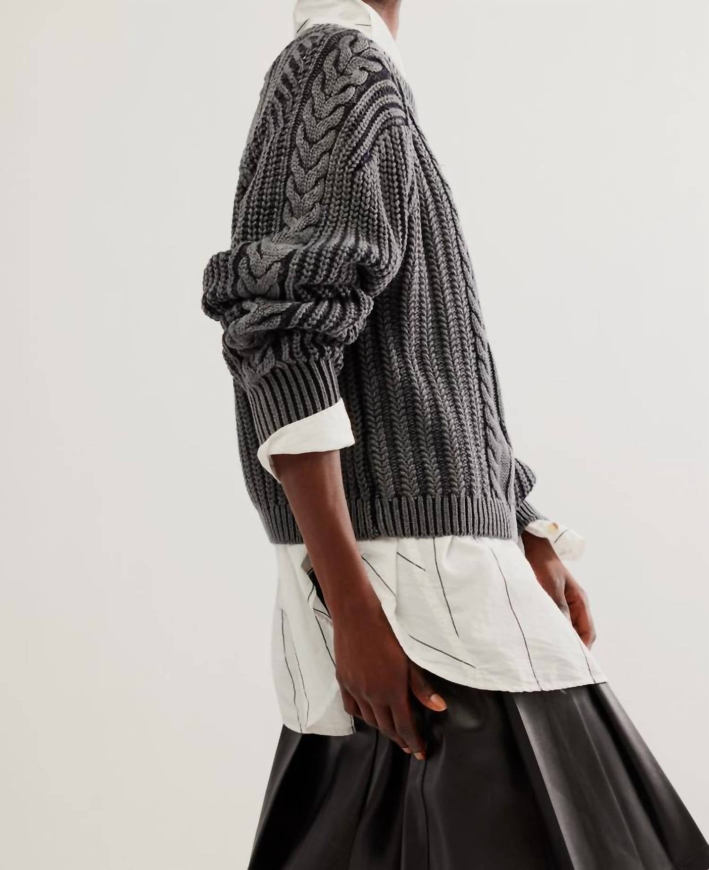 Free People - Parker Cable Knit Sweater