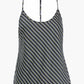 Alexander Wang - Striped Crinkled-Satin Camisole