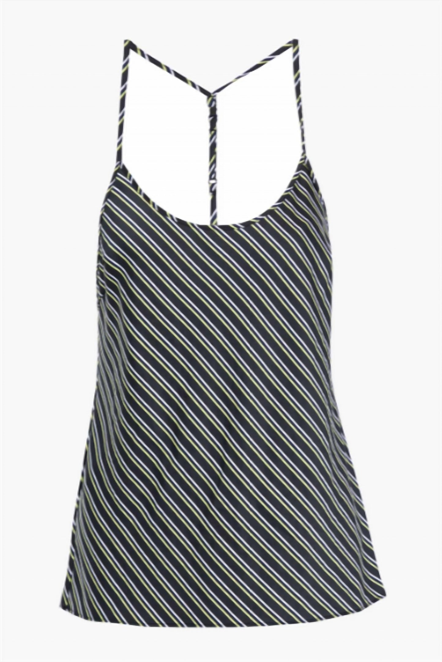 Alexander Wang - Striped Crinkled-Satin Camisole