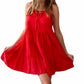 Self Contrast - Embroidered Dress