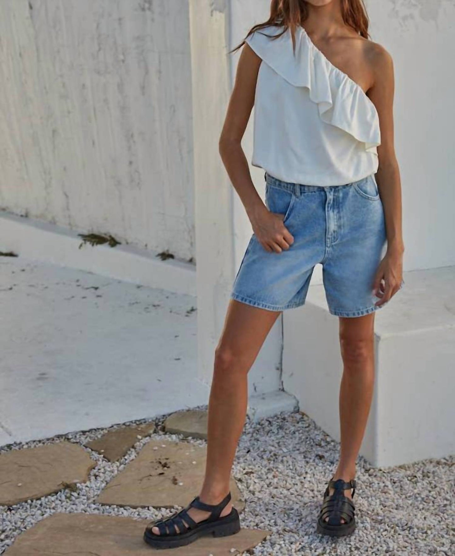 By Together - Ellie One-shoulder Top