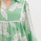 Entro - Sweet & Scalloped Floral Blouse