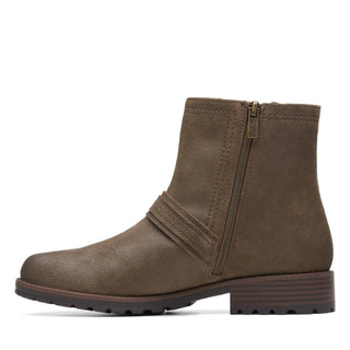 Clarks - Women's Aspra Buckle Ankle Boot