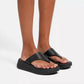 Fitflop - Women's F-mode Platform Toe Post Leather Sandal